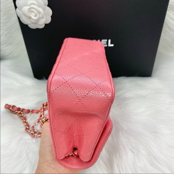 🎀 SOLD - CHANEL Caviar Leather Mini Rectangular Flap Bag - Picture 8 of 16